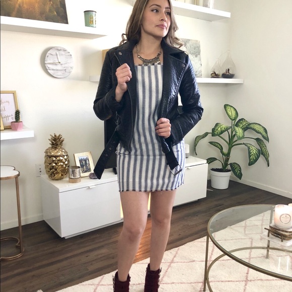 Essue- Striped Linen Dress 100% cotton - Picture 4 of 4